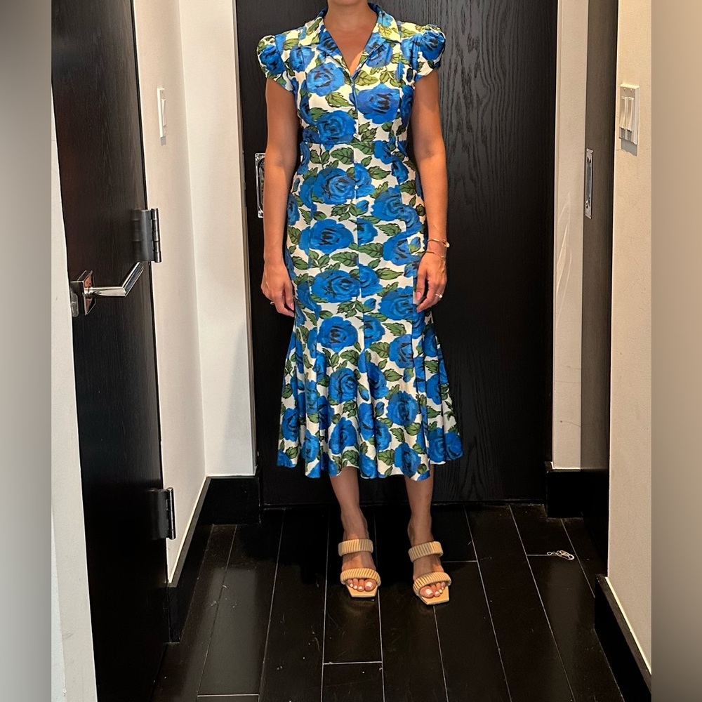 Philosophy di Lorenzo Serafini flower bloom fit & flare midi dress